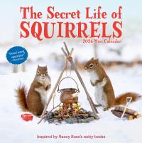 Secret Life of Squirrels Mini Wall Calendar 2026
